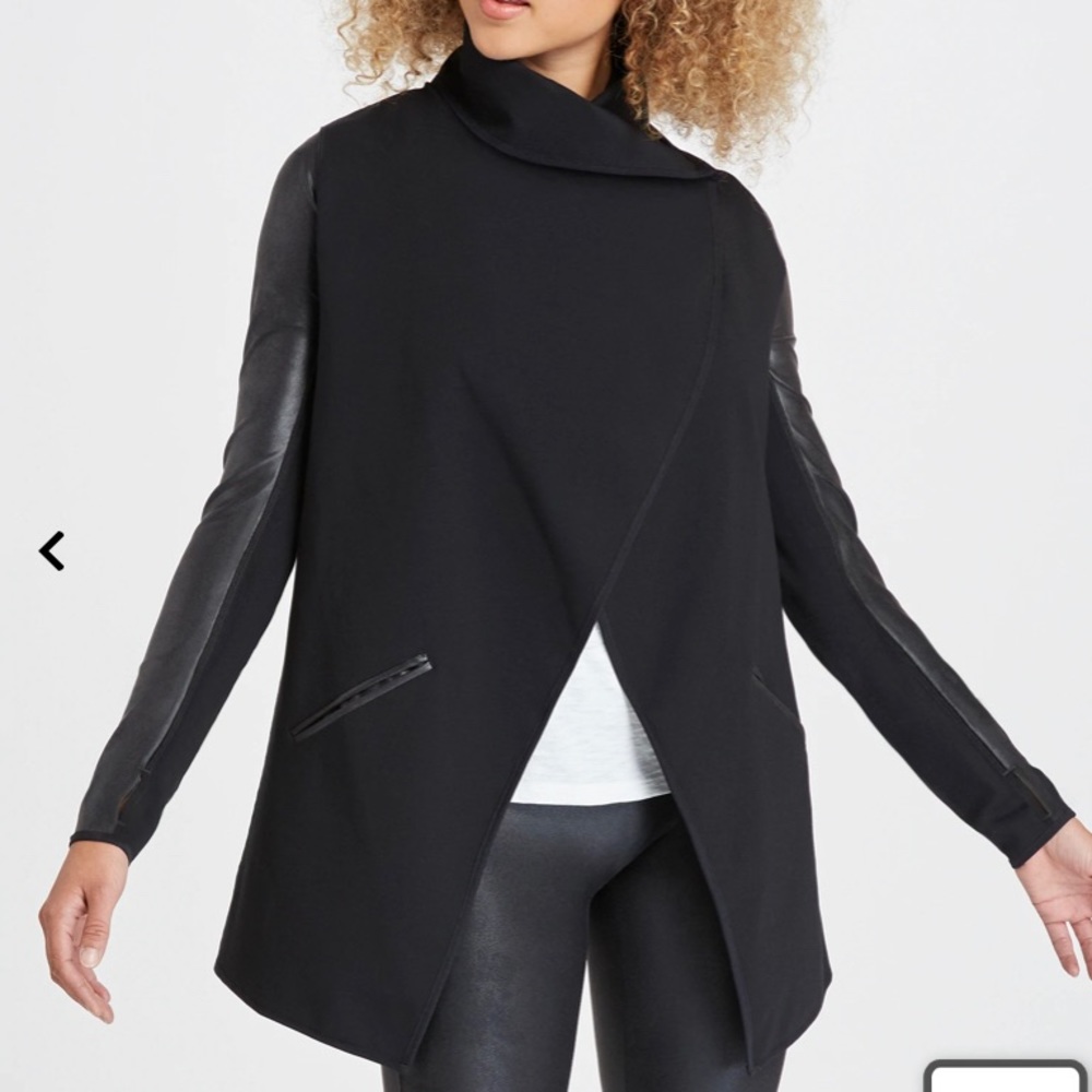 Spanx drape front jacket